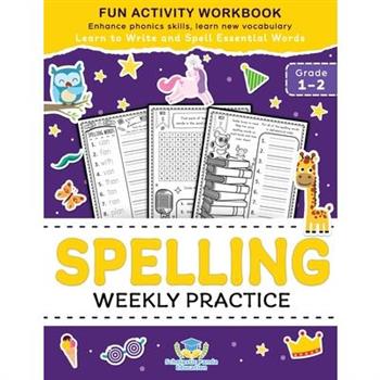 Spelling Weekly Practice for 1st 2nd Grade