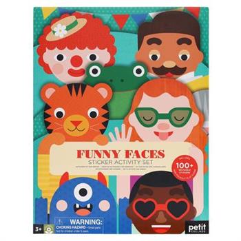 Sticker Activity Set: Funny Faces