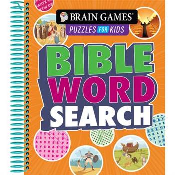 Brain Games Puzzles for Kids - Bible Word Search (Ages 5 to 10)