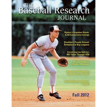 Baseball Research Journal (Brj)