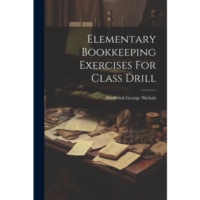 Elementary Bookkeeping Exercises For Class Drill