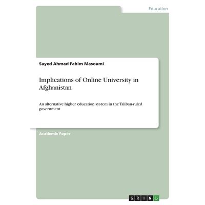 Implications of Online University in Afghanistan