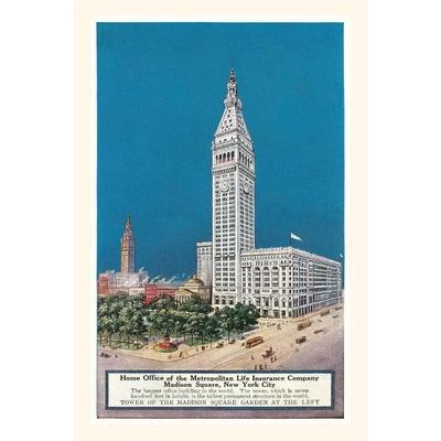 Vintage Journal Met Life Building, Madison Square