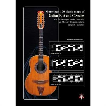 ＋100 Blank Maps of Guitar E, A and C Scales