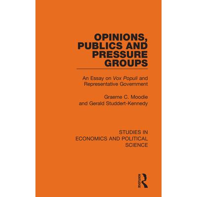 Opinions, Publics and Pressure Groups