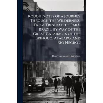 Rough Notes of a Journey Through the Wilderness, From Trinidad to Para?, Brazil, by Way of the Great Cataracts of the Orinoco, Atabapo, and Rio Negro ..