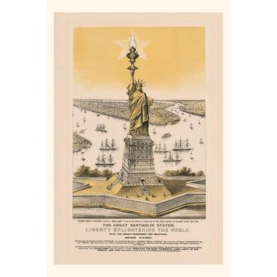 Vintage Journal Liberty Enlightening the World, New York Harbor