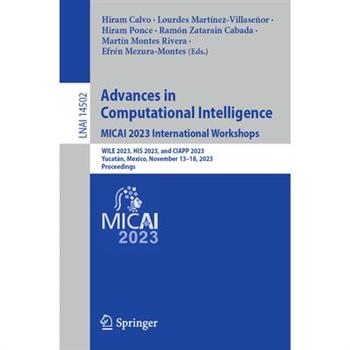 Advances in Computational Intelligence. Micai 2023 International Workshops