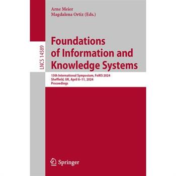 Foundations of Information and Knowledge Systems