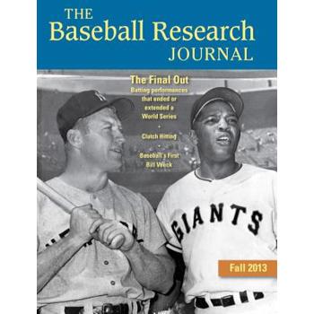 The Baseball Research Journal, Fall 2013