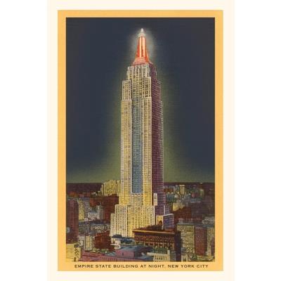 Vintage Journal Night, Empire State Building, New York City