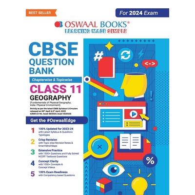 Oswaal CBSE Class 11 Geography Question Bank (2024 Exam)