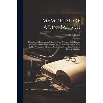 Memorial of Adin Ballou