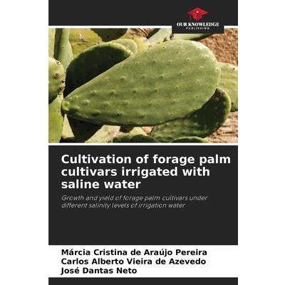 Cultivation of forage palm cultivars irrigated with saline water