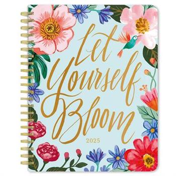 Bonnie Marcus Official 2025 6 X 7.75 Inch Weekly Desk Planner Foil Stamped Cover