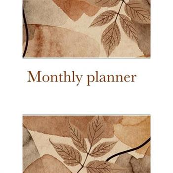 Monthly planner