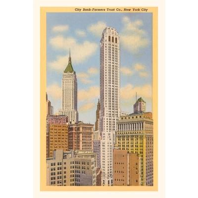 Vintage Journal City Bank, Farmers Trust Building