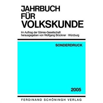 Jahrbuch F羹r Europ瓣ische Ethnologie - Neue Folge. Im Auftrag Der G繹rres-Gesellschaft