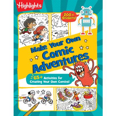 Highlights Comic Adventures - Puzzle, Doodle, Sticker, and Cartooning Activities