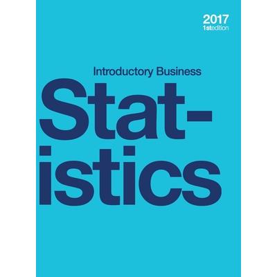 Introductory Business Statistics (hardcover, full color)