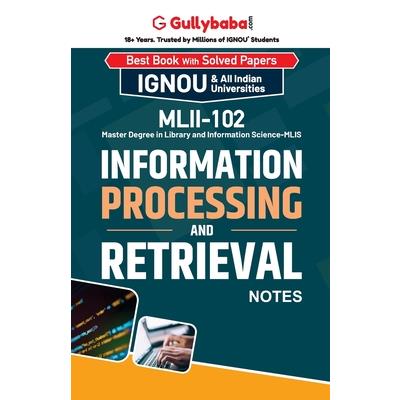 MLII-102 Information Processing and Retrieval