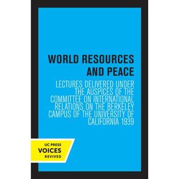 World Resources and Peace