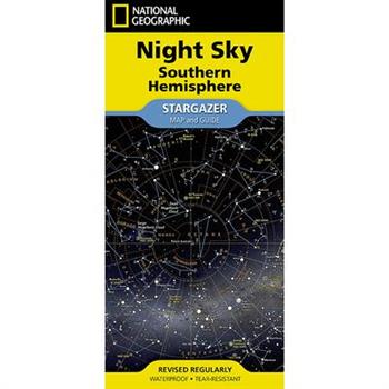 National Geographic Night Sky - Southern Hemisphere Map (Stargazer Folded)