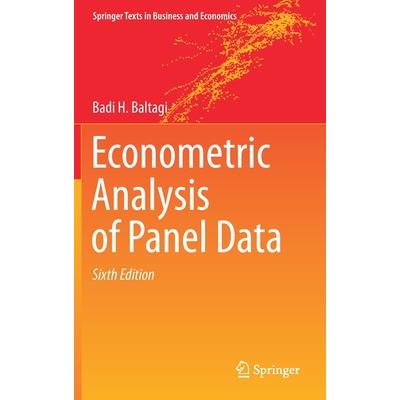 Econometric Analysis of Panel Data