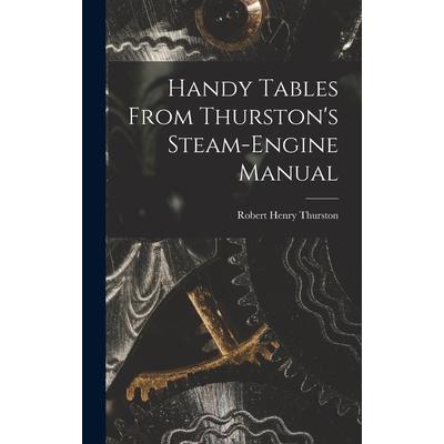 Handy Tables From Thurston's Steam-Engine Manual