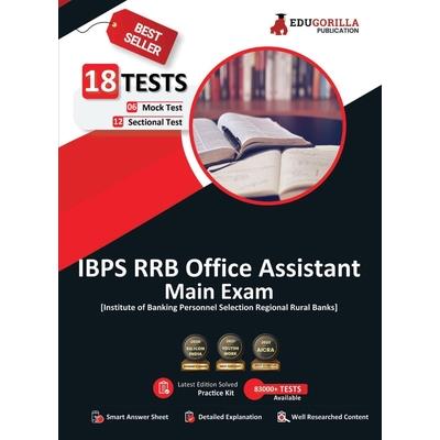 IBPS RRB Office Assistant Main Book 2023 (English Edition) - 6 Full Length Mock Tests and 12 Previous Year Papers (2200 Solved Questions) with Free Access to Online Tests