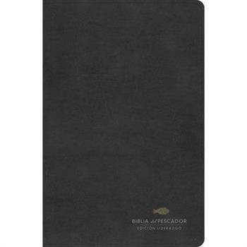 Rvr 1960 Biblia del Pescador: Edici籀n Liderazgo, Negro S穩mil Piel