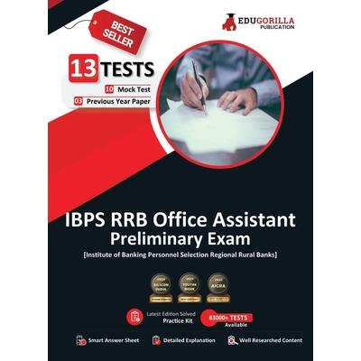 EduGorilla IBPS RRB Office Assistant Prelims Book 2023 (English Edition) - 10 Full Length Mock Tests and 3 Previous Year Papers with Free Access to Online Tests