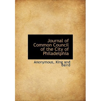 Journal of Common Council of the City of Philadelphia