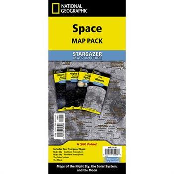 National Geographic Space (Stargazer Folded Map Pack Bundle)