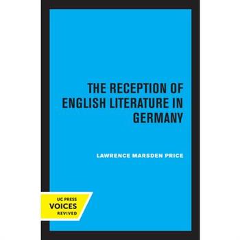 The Reception of English Literature in Germany