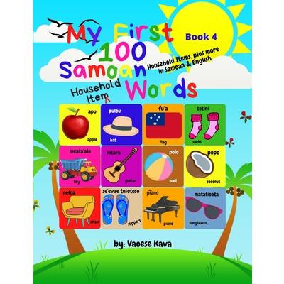 My First 100 Samoan Household Item Words - Book 4