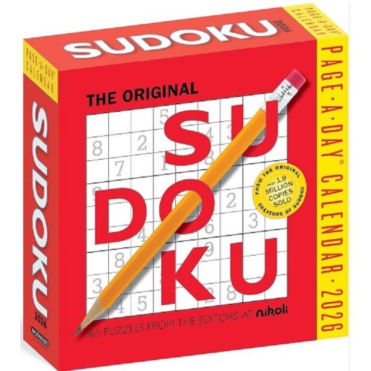 Original Sudoku Page-A-Day(r) Calendar 2026 Original Sudoku Page-A-Day(r) Calendar 2026