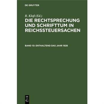 Enthaltend das Jahr 1928