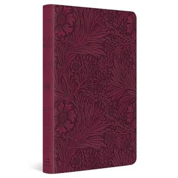 ESV Value Thinline Bible (Trutone, Raspberry, Floral Design)