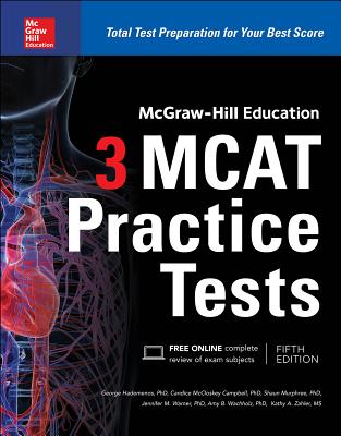 Mcgraw-hill Education's 3 Mcat Practice Tests