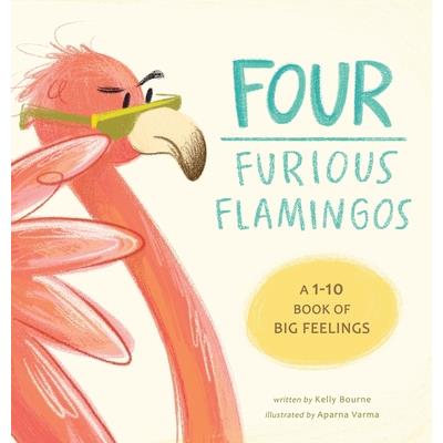 Four Furious Flamingos