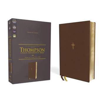 Nasb, Thompson Chain-Reference Bible, Leathersoft, Brown, 1995 Text, Red Letter, Comfort Print