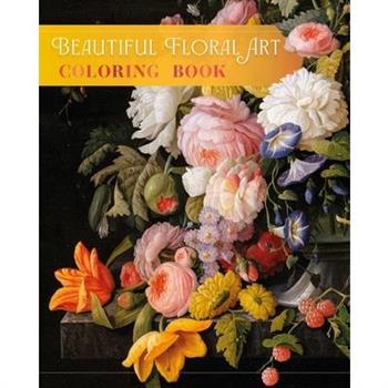 Beautiful Floral Art Coloring Book