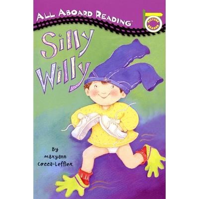 Silly Willy: A Picture Reader With 24 Flash Cards (All Aboard Reading)