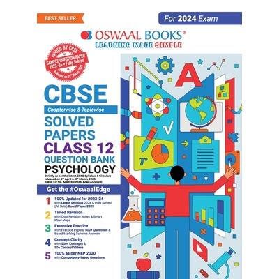 Oswaal CBSE Chapterwise Solved Papers 2023-2014 Psychology Class 12th (2024 Exam)