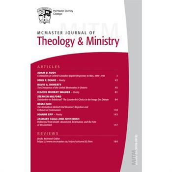 McMaster Journal of Theology and MinistryVolume 20, 2018-2019