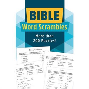 Bible Word Scrambles
