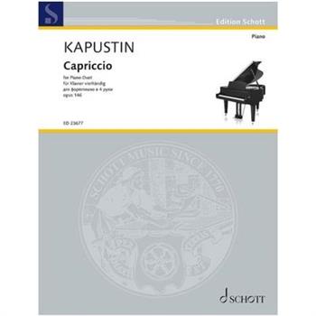 Kapustin: Capriccio Op. 146 for Piano 4 Hands