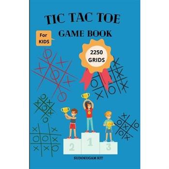 TIC TAC TOE Game Book 2250 GRIDS