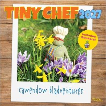 Tiny Chef 2027 Wall Calendar with Bonus Stickers